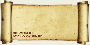 Tamara Stojmenović vizit kartica